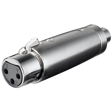 Adattatore XLR Cannon Femmina a RCA Femmina 