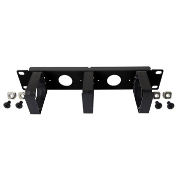 Pannello Passacavi 1U per Armadio 10" Nero
