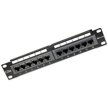 Pannello Patch 12 Porte, 10", 1U, CAT5E UTP