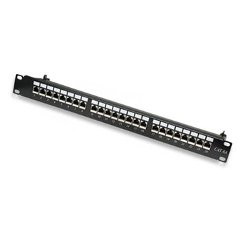 Pannello Patch STP 24 Posti RJ45 cat. 6A