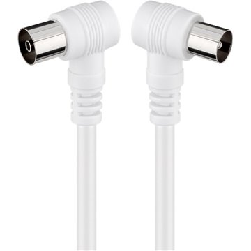 Cavo Antenna TV M/F 1,5 mt  angolato 90°