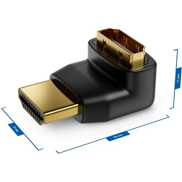 Adattatore HDMI™ Maschio / Femmina 90° Verso il Basso