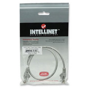 Cavo di rete Patch in CCA Cat. 6 Grigio UTP 1 m