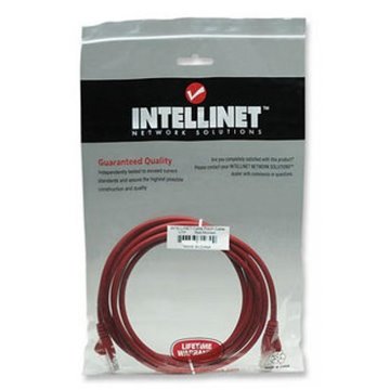 Cavo di rete Patch in CCA Cat. 6 Rosso UTP 20 m