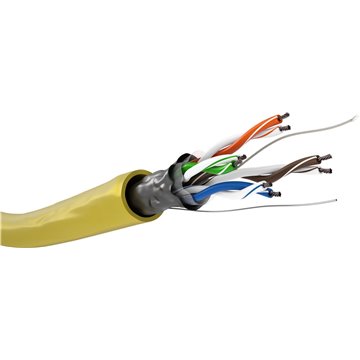 Matassa F/UTP Cavo Cat.5E CCA 100m Flessibile Giallo