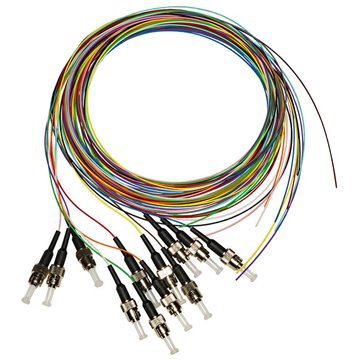Set 12 Pigtail Fibra Ottica Multimodale OM3 ST 50/125 2 m