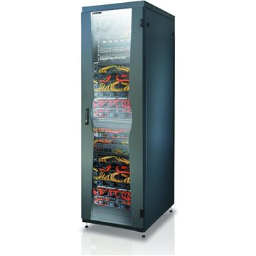  Armadio NetRack 19" 600x800 42 Unità Nero da Assemblare