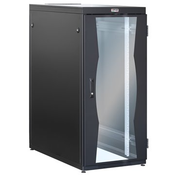  Armadio NetRack 19" 600x1000 27 Unità Nero da Assemblare