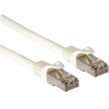 Cavo di rete Patch in CCA Schermato Cat. 6 Bianco F/UTP 3 m Bulk