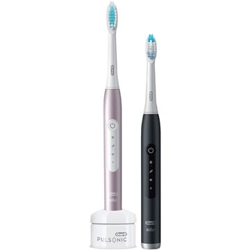 Oral-B Pulsonic Slim Luxe 4900 Two sonic toothbrushes Black  Pink