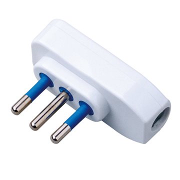 Spina ribassata 2P+T 10A Bianco