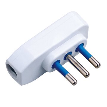 Spina ribassata 2P+T 10A Bianco