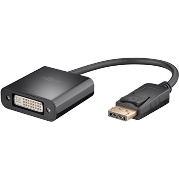 Cavo Monitor DisplayPort Maschio a DVI-D Femmina 20 cm Nero