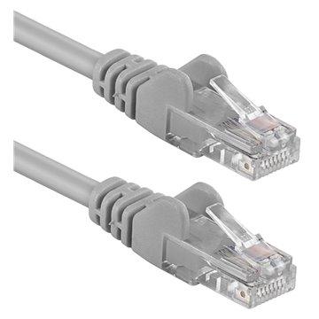 Cavo di rete Patch CCA Cat. 5e Grigio UTP 1m Bulk