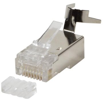 Plug Cat. 6A / 7 / 7A / 8.1 RJ45 Schermato 10pz
