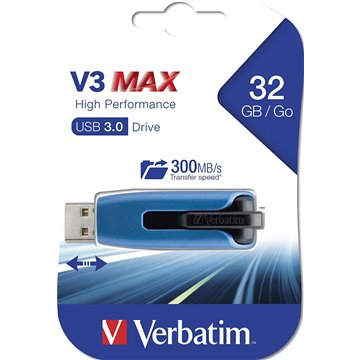 Memoria USB 3.0 Verbatim Retrattile 32GB Blu
