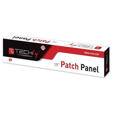 Pannello Patch STP 24 Posti RJ45 Cat.6 Techly