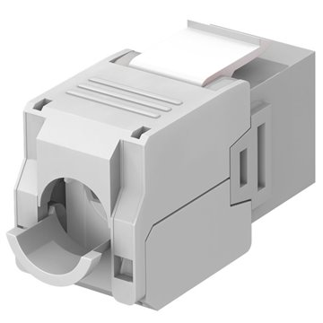 Frutto Keystone RJ45 Cat6A UTP 500MHz Grigio