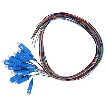 Set 12 Pigtail Fibra Ottica Monomodale OS2 SC 9/125 2 m