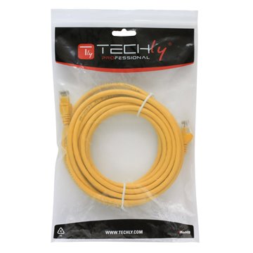 Cavo di rete Patch in CCA Cat.5E Giallo UTP 0,5m
