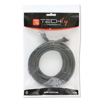 Cavo di rete Patch in CCA Cat.5E Nero UTP 1m