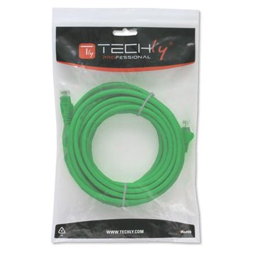 Cavo di rete Patch in CCA Cat.5E Verde UTP 1m
