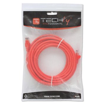Cavo di rete Patch in CCA Cat.6 Rosso UTP 10m