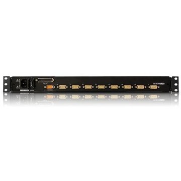 Switch KVM USB-PS2 VGA 8 Porte con LCD 19" e Porta USB, CL5708N