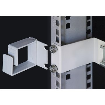 Anello Passacavi Laterale per Armadi Rack Nero