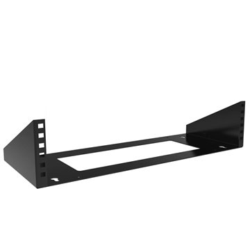 Staffa di Montaggio da Muro Verticale 19" Easyline 2U Nero