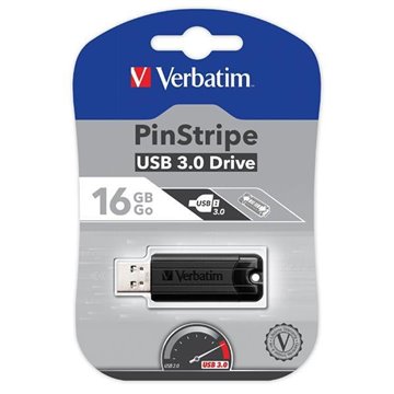 Memoria USB 3.0 PinStripe da 16Gb Colore Nero