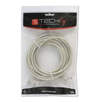 Cavo di Rete Patch in Rame Cat.6 Grigio UTP 3 metri
