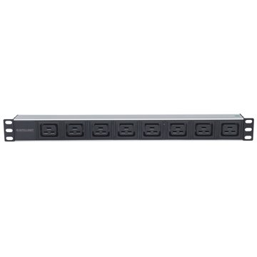 Multipresa montaggio a rack 19" 1U 8 uscite C19 Spina Italiana