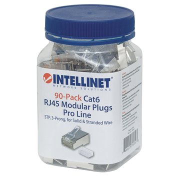 Set da 90 Plug Modulari Pro Line RJ45 Cat.6 STP