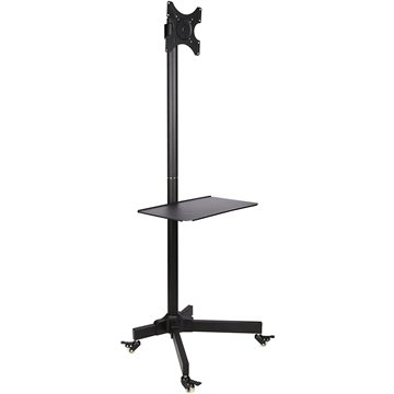 Supporto a Pavimento con Mensola Trolley TV LCD/LED/Plasma 19"-37"