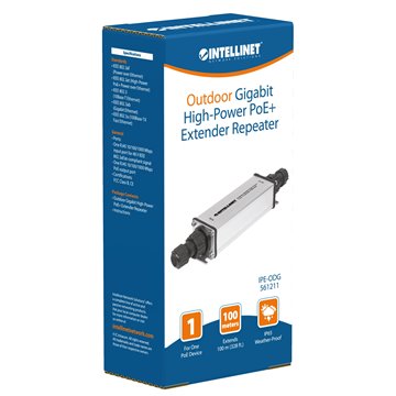 Extender Repeater PoE+ Gigabit High-Power per Esterno
