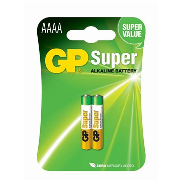Blister 2 Batterie AAAA Mini Stilo GP Super