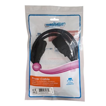 Cavo alimentazione C19 F a C14 M 2m nero