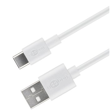 Cavo USB A Maschio 2.0 / USB-C Maschio 3 metri Bianco