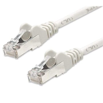 Cavo di rete Patch in Rame Schermato Cat. 5e Bianco F/UTP 5 m