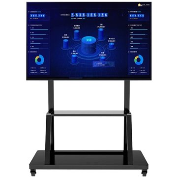 Supporto a Pavimento con Mensola per TV LCD/LED/Plasma 55-100"