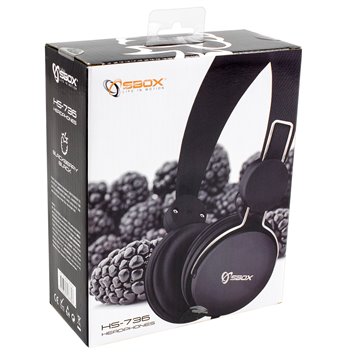 Cuffia multimediale HS-736 nera 