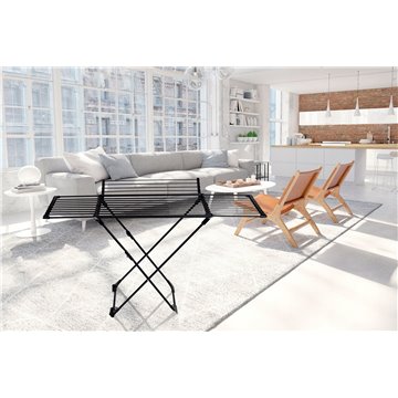 PROMIS SORRENTO laundry dryer  extendable + 2 wings  black