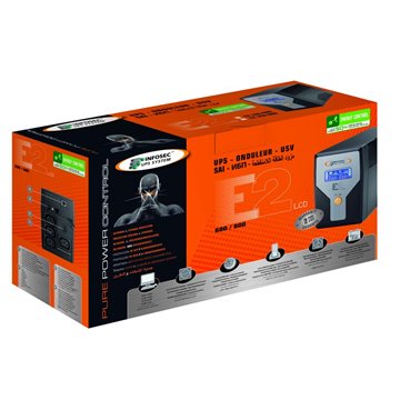 Gruppo di Continuità UPS E2 600VA LCD Line Interactive Onda Sinusoidale