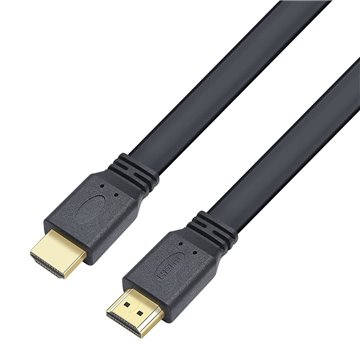 Cavo HDMI 2.0 High Speed con Ethernet A/A M/M Piatto 1m