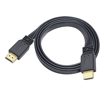 Cavo HDMI 2.0 High Speed con Ethernet A/A M/M Piatto 1m