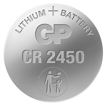 Blister 5 Batterie Litio a Bottone CR2450