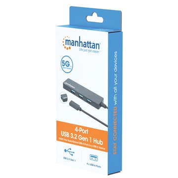 Hub USB 3.2 Gen 1 a 4 porte