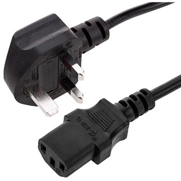 Cavo di Alimentazione Maschio UK a C13 (IEC 60320)