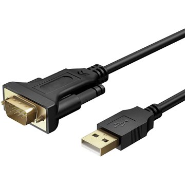 Convertitore Adattatore Techly da USB 2.0 a Seriale Nero